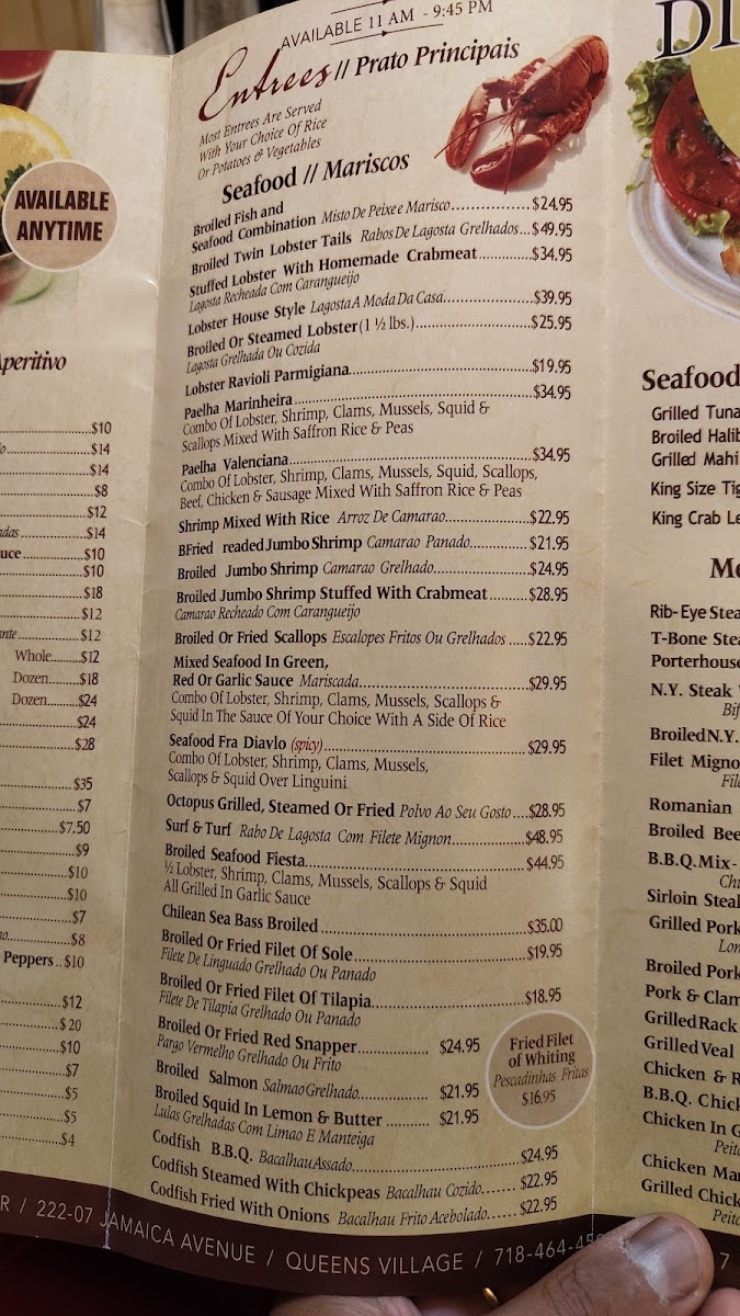 Mateus' Restaurant & Bar Menu - Image 6